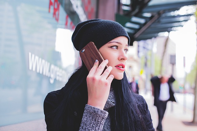 girl talking on cell phone