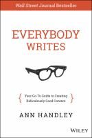 Book Review of Ann Handley: Everybody Writes